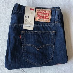Levi’s 569 Loose Straight Fit 36x34 Blue Jean NWT